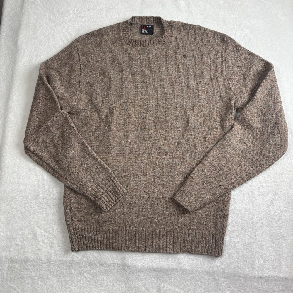 VTG Robert Bruce Knit Wool Blend Long Sleeve Sweater Union Made Men's XXLT